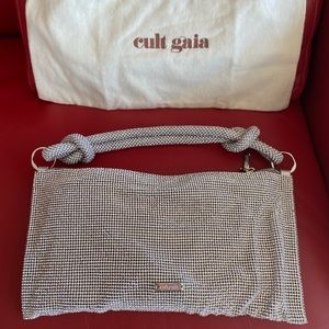 CULT GAIA HERA NANO RHINESTONE SHOULDER BAG